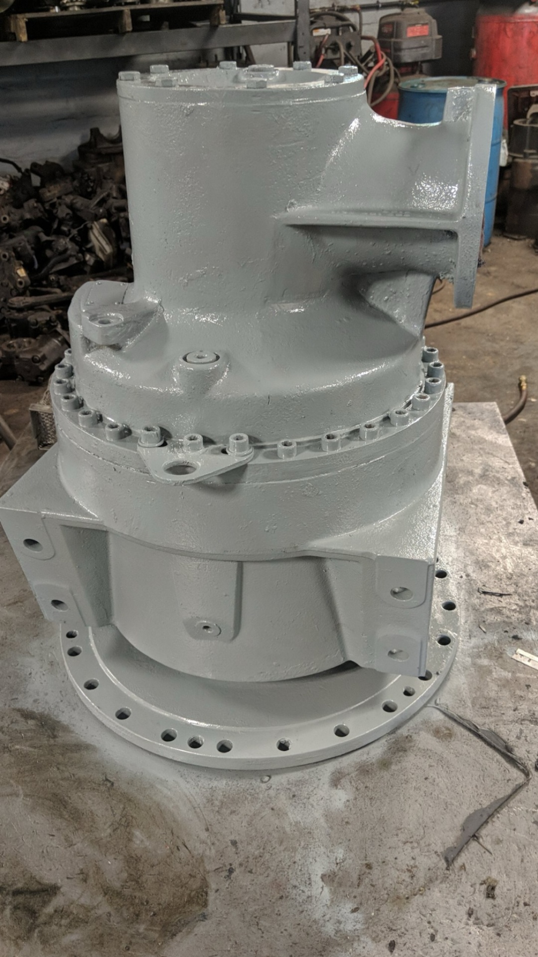 Rebuilt commercial truck gearbox ready for delivery to customer